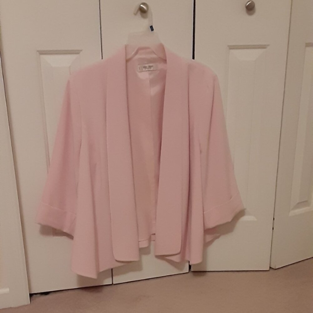 Pink Crepe Blazer/Jacket by Jones Studio
